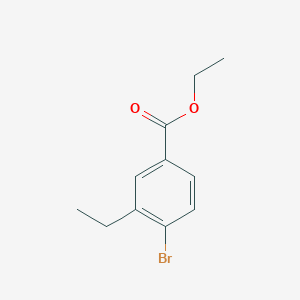 Chemical structure of Ethyl 4-bromo-3-ethylbenzoate
