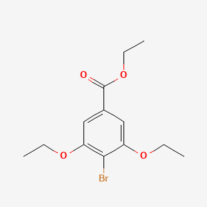 Chemical structure of Ethyl 4-bromo-3,5-diethoxybenzoate