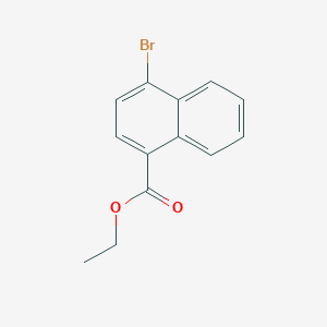 Chemical structure of Ethyl 4-Bromo-1-naphthoate
