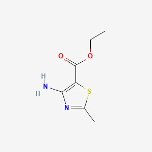 Chemical structure of Ethyl 4-Amino-2-Methyl-1,3-Thiazole-5-Carboxylate