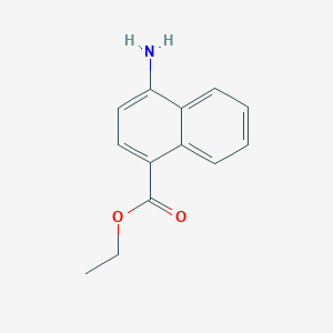 Chemical structure of Ethyl 4-amino-1-naphoate
