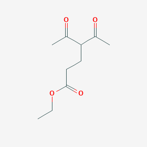 Chemical structure of Ethyl 4-Acetyl-5-oxohexanoate