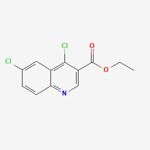Chemical structure of Ethyl 4,6-dichloroquinoline-3-carboxylate