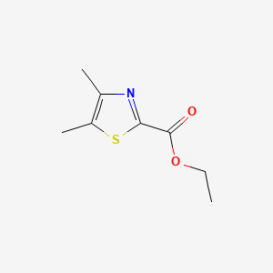 Chemical structure of Ethyl 4,5-dimethylthiazole-2-carboxylate