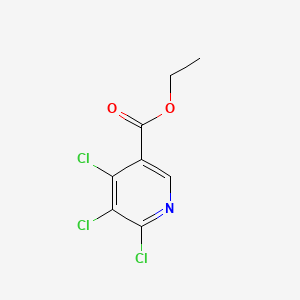 Chemical structure of Ethyl 4,5,6-trichloronicotinate