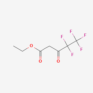 Chemical structure of Ethyl 4,4,5,5,5-Pentafluoro-3-oxovalerate