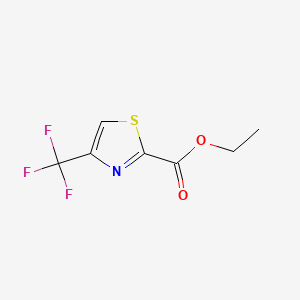 Chemical structure of Ethyl 4-(Trifluoromethyl)thiazole-2-carboxylate