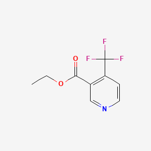 Chemical structure of Ethyl 4-(trifluoromethyl)nicotinate