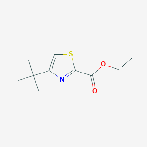Chemical structure of Ethyl 4-(tert-butyl)thiazole-2-carboxylate