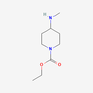 Chemical structure of Ethyl 4-(Methylamino)piperidine-1-carboxylate