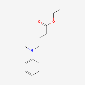 Chemical structure of Ethyl 4-(methyl(phenyl)amino)butanoate