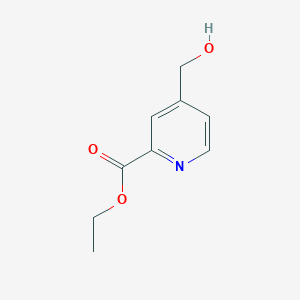 Chemical structure of Ethyl 4-(hydroxymethyl)picolinate