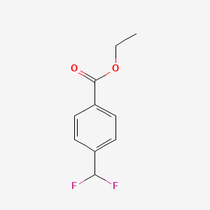 Chemical structure of Ethyl 4-(difluoromethyl)benzoate