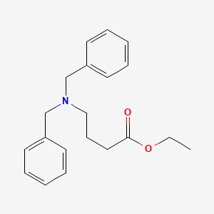 Chemical structure of Ethyl 4-(Dibenzylamino)butanoate