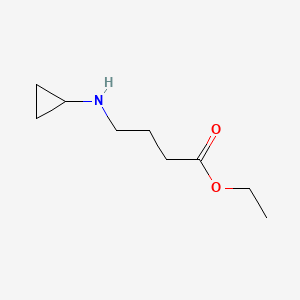 Chemical structure of Ethyl 4-(cyclopropylamino)butanoate