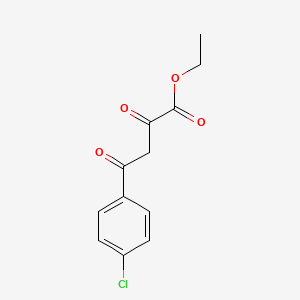 Chemical structure of Ethyl 4-(4-chlorophenyl)-2,4-dioxobutanoate