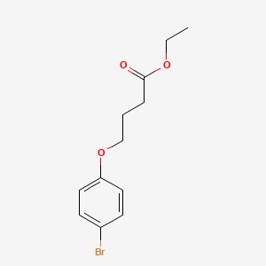 Chemical structure of Ethyl 4-(4-bromophenoxy)butanoate