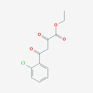 Chemical structure of Ethyl 4-(2-Chlorophenyl)-2,4-dioxobutanoate