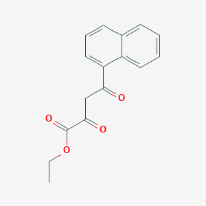 Chemical structure of Ethyl 4-(1-Naphthyl)-2,4-dioxobutanoate