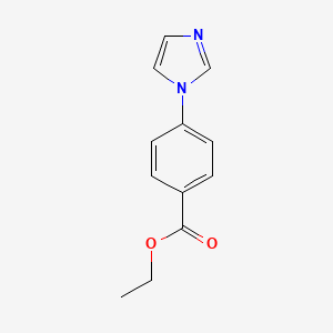 Chemical structure of Ethyl 4-(1-Imidazolyl)benzoate