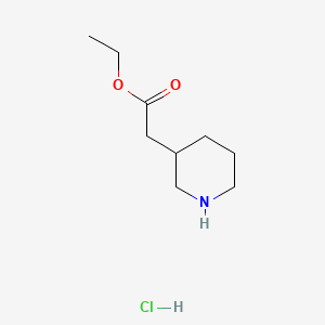 Chemical structure of Ethyl 3-Piperidylacetate Hydrochloride