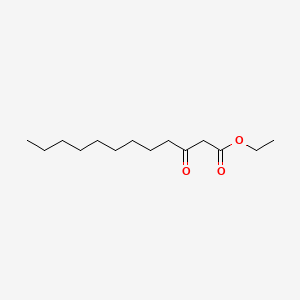 Chemical structure of Ethyl 3-oxododecanoate