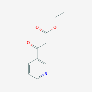 Chemical structure of Ethyl 3-oxo-3-(pyridin-3-yl)propanoate