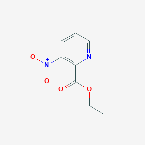 Chemical structure of Ethyl 3-Nitropyridine-2-carboxylate