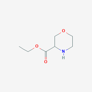 Chemical structure of Ethyl 3-Morpholinecarboxylate