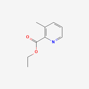 Chemical structure of Ethyl 3-Methylpyridine-2-carboxylate
