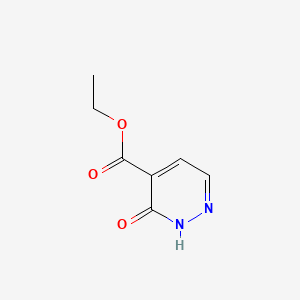 Chemical structure of Ethyl 3-Hydroxypyridazine-4-carboxylate
