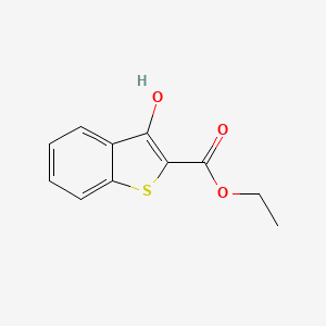 Chemical structure of Ethyl 3-hydroxybenzo[b]thiophene-2-carboxylate