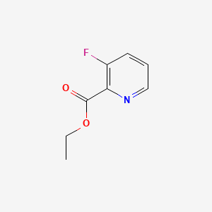 Chemical structure of Ethyl 3-fluoropyridine-2-carboxylate