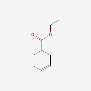 Chemical structure of Ethyl 3-Cyclohexene-1-carboxylate