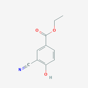Chemical structure of ETHYL 3-CYANO-4-HYDROXYBENZOATE