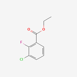 Chemical structure of Ethyl 3-chloro-2-fluorobenzoate