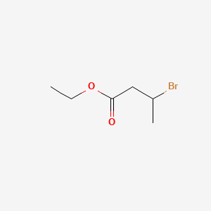 Chemical structure of Ethyl 3-Bromobutyrate