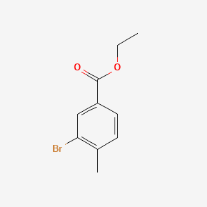 Chemical structure of Ethyl 3-bromo-4-methylbenzoate