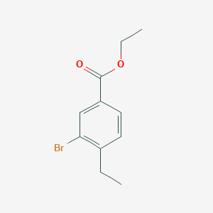 Chemical structure of Ethyl 3-bromo-4-ethylbenzoate