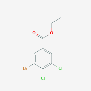 Chemical structure of Ethyl 3-bromo-4,5-dichlorobenzoate