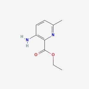 Chemical structure of Ethyl 3-amino-6-methylpicolinate