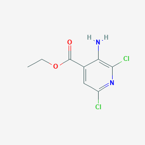 Chemical structure of Ethyl 3-amino-2,6-dichloroisonicotinate