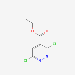Chemical structure of Ethyl 3,6-dichloropyridazine-4-carboxylate