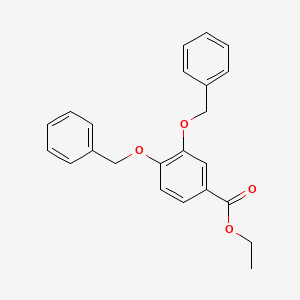 Chemical structure of Ethyl 3,4-bis(benzyloxy)benzoate