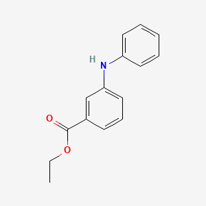 Chemical structure of Ethyl 3-(phenylamino)benzoate
