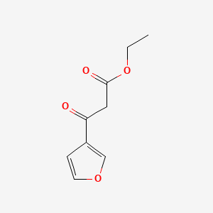 Chemical structure of Ethyl 3-(furan-3-yl)-3-oxopropanoate