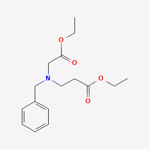 Chemical structure of Ethyl 3-(benzyl(2-ethoxy-2-oxoethyl)amino)propanoate
