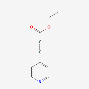 Chemical structure of Ethyl 3-(4-Pyridyl)propiolate