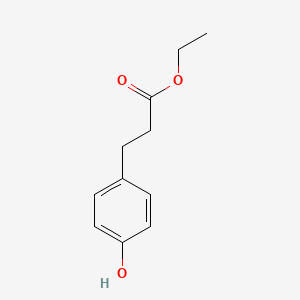 Chemical structure of Ethyl 4-hydroxyhydrocinnamate