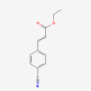 Chemical structure of Ethyl 3-(4-cyanophenyl)acrylate